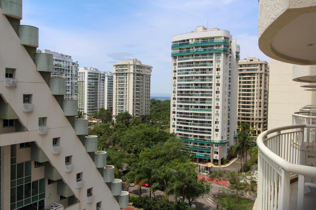 Barra Da Tijuca - 9 - Flat Premium Com Cozinha, Fogao Cooktop, Geladeira Grande, Smart Tv Grande, Lindo E Muitissimo Confortavel, Balsa Para A Praia Gratis E Estacionamento Gratuito Rio de Janeiro Buitenkant foto