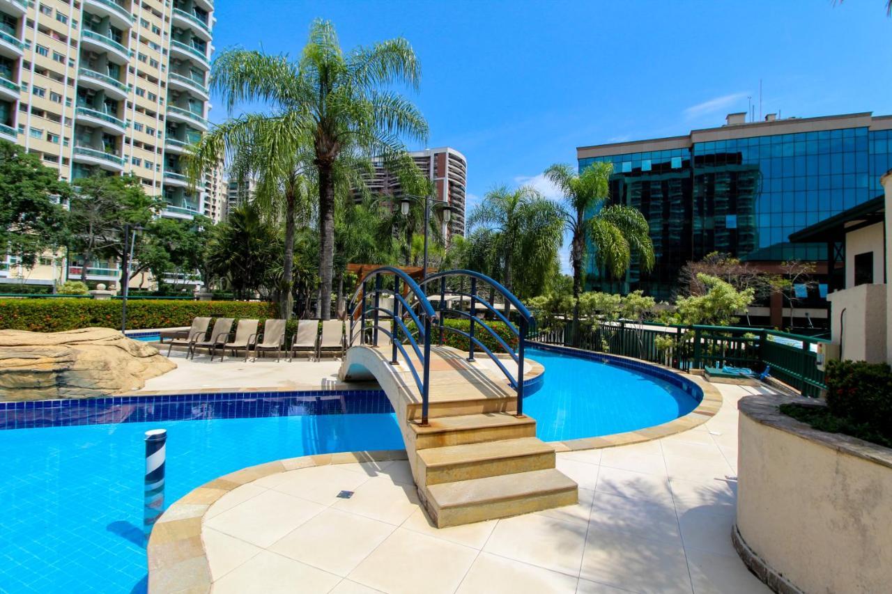 Barra Da Tijuca - 9 - Flat Premium Com Cozinha, Fogao Cooktop, Geladeira Grande, Smart Tv Grande, Lindo E Muitissimo Confortavel, Balsa Para A Praia Gratis E Estacionamento Gratuito Rio de Janeiro Buitenkant foto