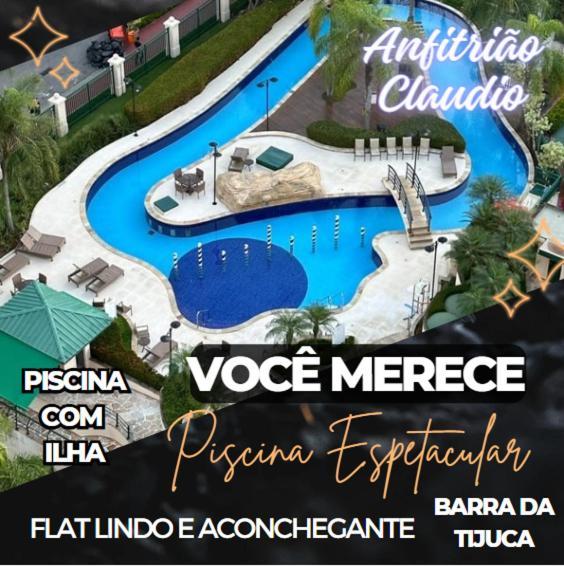 Barra Da Tijuca - 9 - Flat Premium Com Cozinha, Fogao Cooktop, Geladeira Grande, Smart Tv Grande, Lindo E Muitissimo Confortavel, Balsa Para A Praia Gratis E Estacionamento Gratuito Rio de Janeiro Buitenkant foto